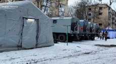 В Харькове спасатели развернули пункты обогрева и питания для пострадавших