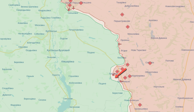 Військові РФ обстрілювали Харківщину і п’ять разів ходили в атаки – Генштаб