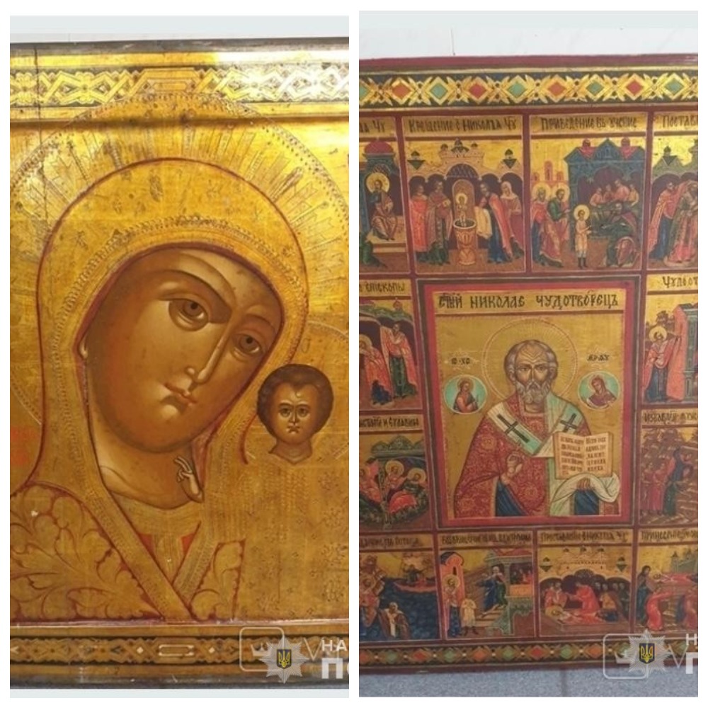 Рецидивіст вкрав цінні ікони на Сумщині й продав їх в Харкові: його піймали