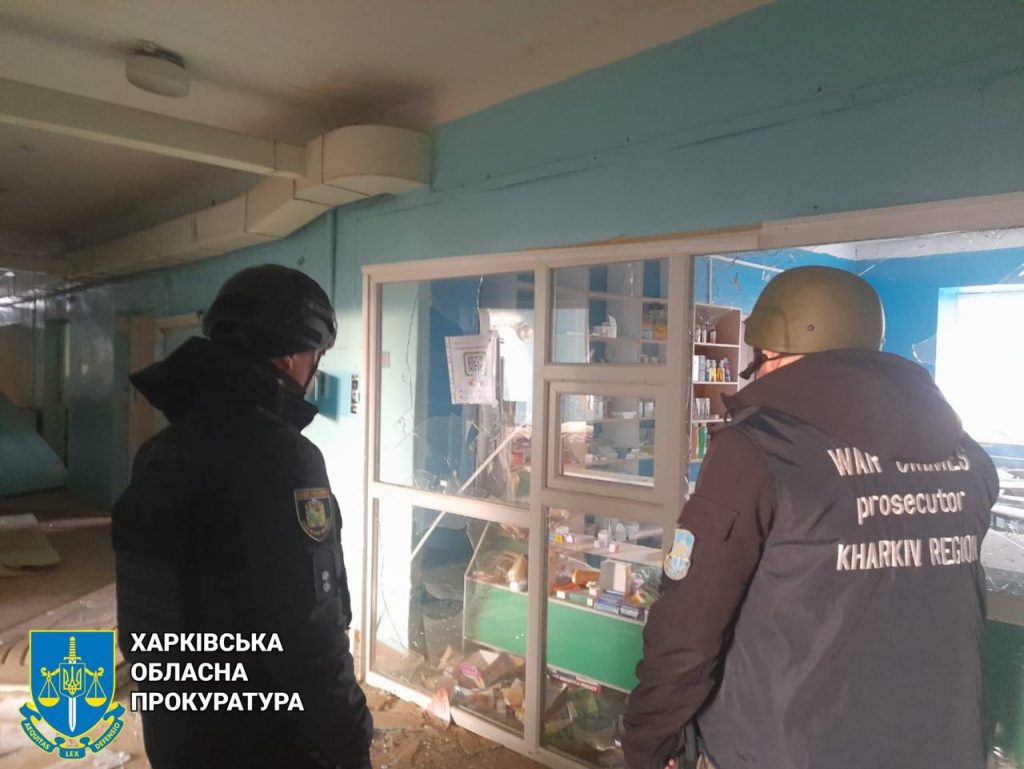 Удар КАБами по больнице на Харьковщине: видео с места