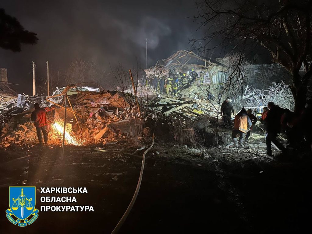 Удар по Великому Бурлуку на Харьковщине: прокуратура показала кадры с места