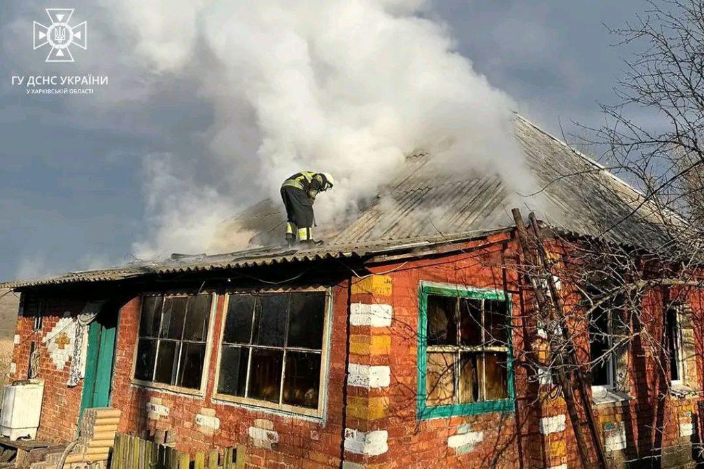 Мужчина сгорел в доме на Харьковщине утром 17 февраля