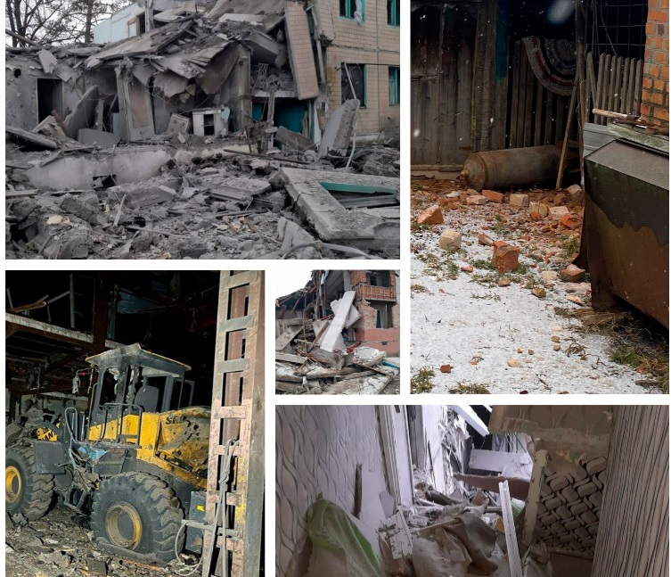 Масштабные разрушения на Харьковщине: полиция показала последствия обстрелов