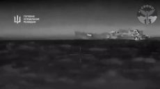 ГУР показало видео уничтожения российского корабля «Цезарь Куников»