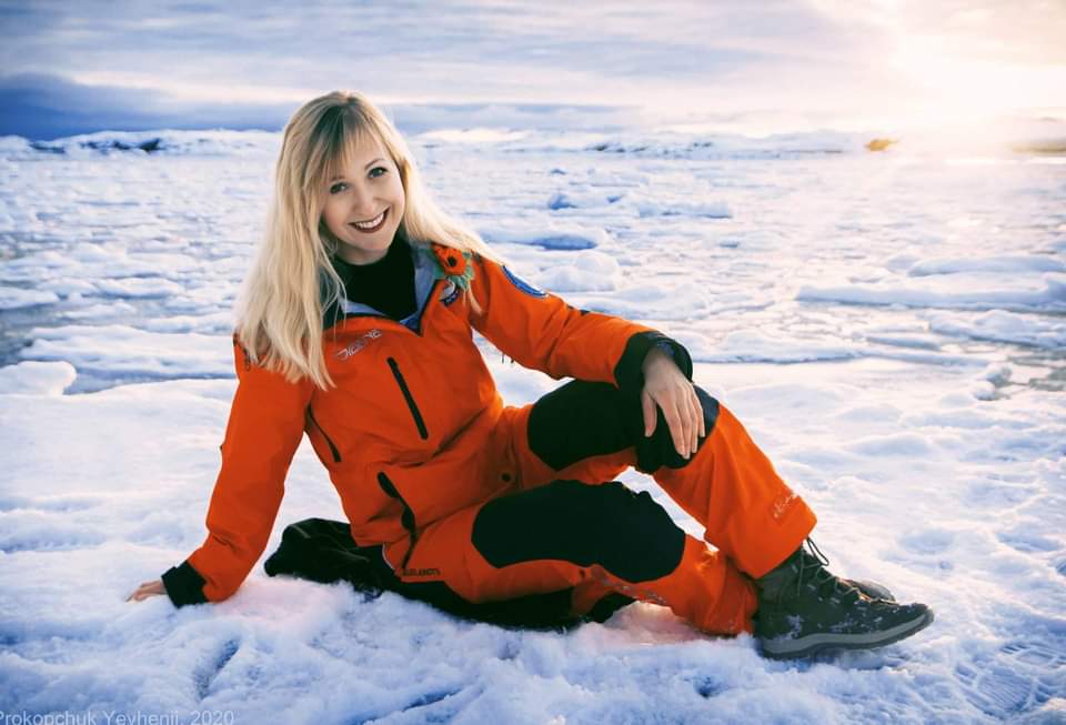 Анна Соина в Антарктиде