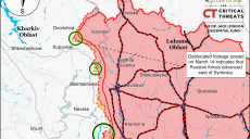 Про незначне просування військ РФ біля Синьківки на Харківщині повідомив ISW