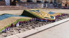 В центре Харькова обустроили мемориал, посвященный погибшим бойцам «Kraken»
