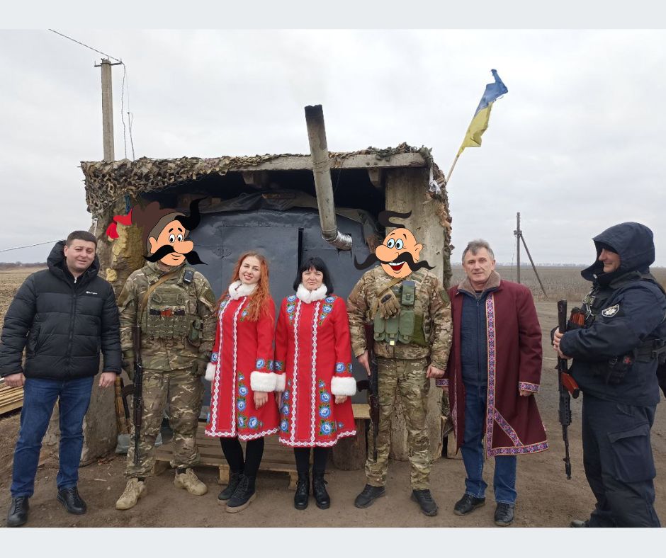 Защитников Харьковщины поздравили с Масленицей (фото)