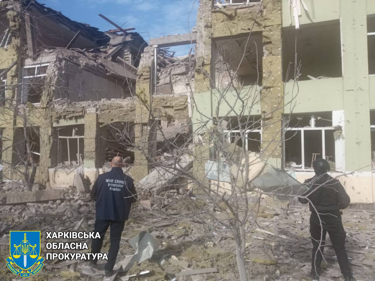 Разрушения в Боровой после ракетного удара 3 апреля 2024 3