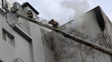 Девять подразделений ГСЧС гасили пожар в Харькове (фото)