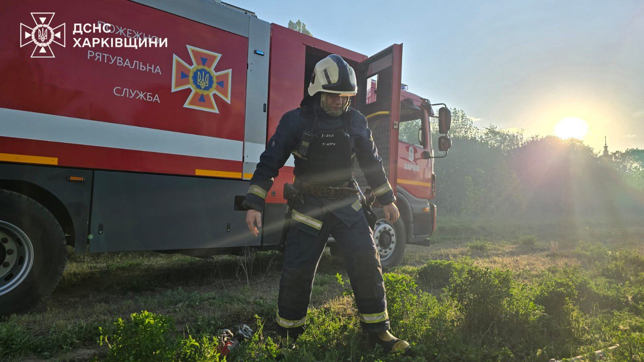 пожар в Харькове после прилета 29.04.2024