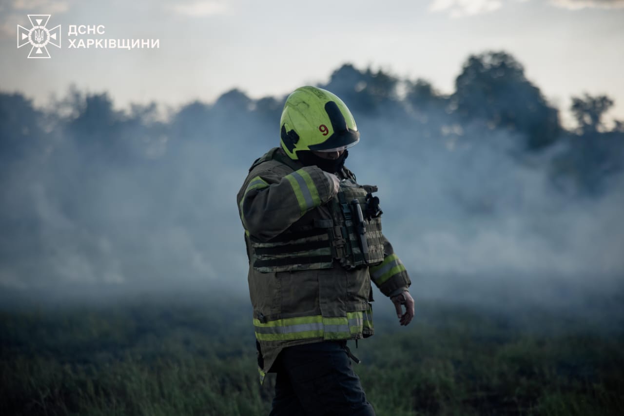 пожар в Харькове после прилета 29.04.2024 3