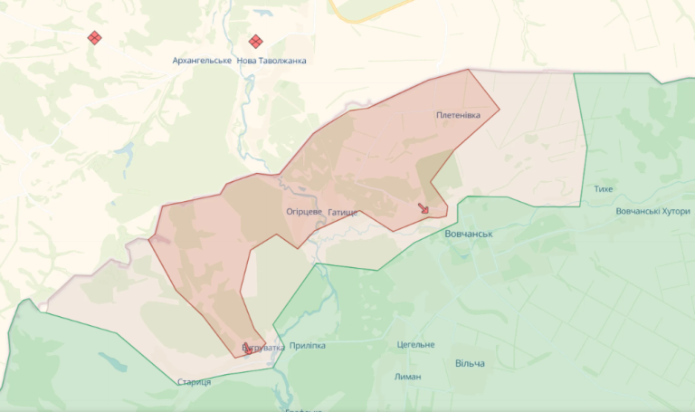 Генштаб: про спроби РФ просунутися біля Вовчанська і 25 атак під Куп’янськом
