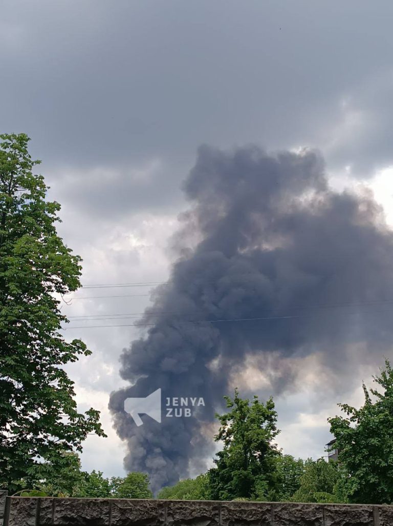 Масштабный пожар в Харькове: горела сухая трава и камыш (фото, видео)