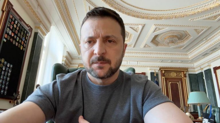 Зеленський висловився про засудження РФ Заходом за удари по Харкову (відео)