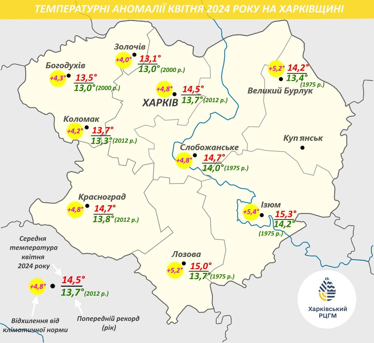 До +30°С: квітень на Харківщині був рекордно теплим, синоптики пояснили чому