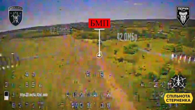 Ворожу БМП знищили на Харківщині: відео показали Сухопутні війська ЗСУ