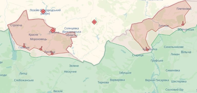 ISW: российские войска приблизились к Липцам к северу от Харькова