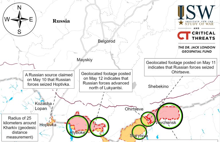 ISW визначив, де зараз проходить лінія фронту на Харківщині