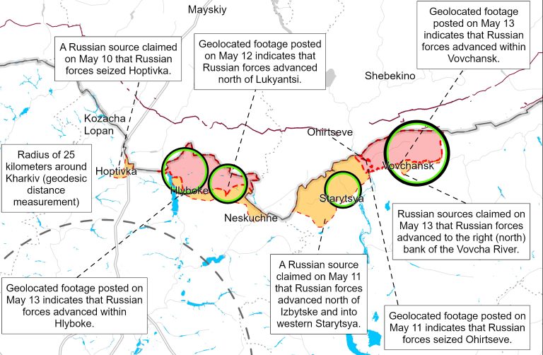 Силы РФ на Харьковщине отдают приоритет созданию «буферной зоны» — ISW