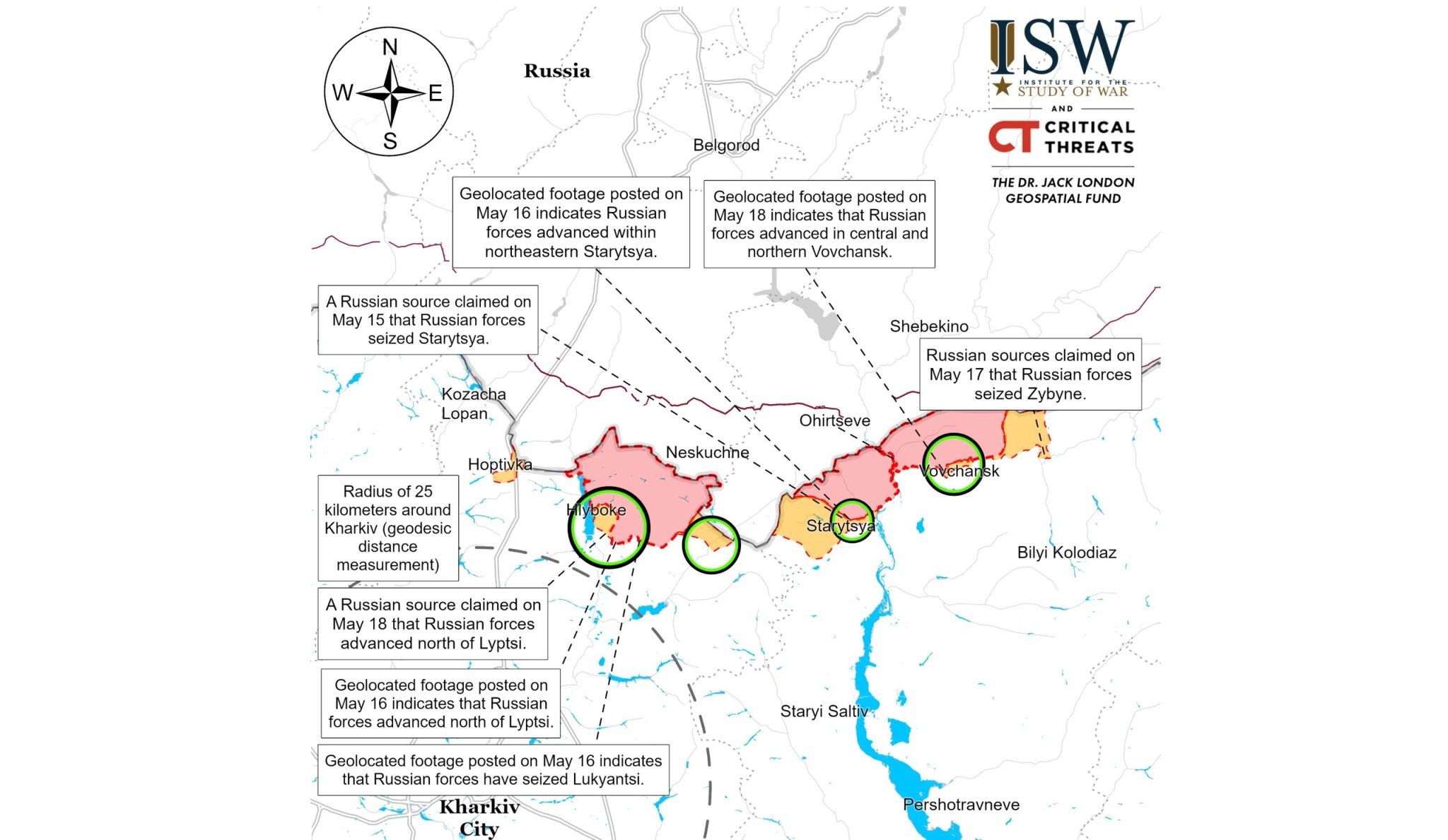 ISW не знайшов підтверджень просування ворога в бік Липців