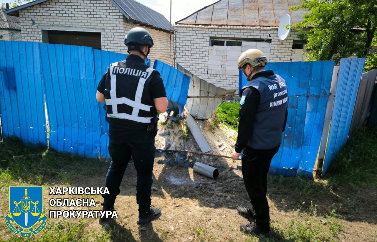 Последствия утренних обстрелов Купянщины и Чугуевщины с двумя ранеными (фото)