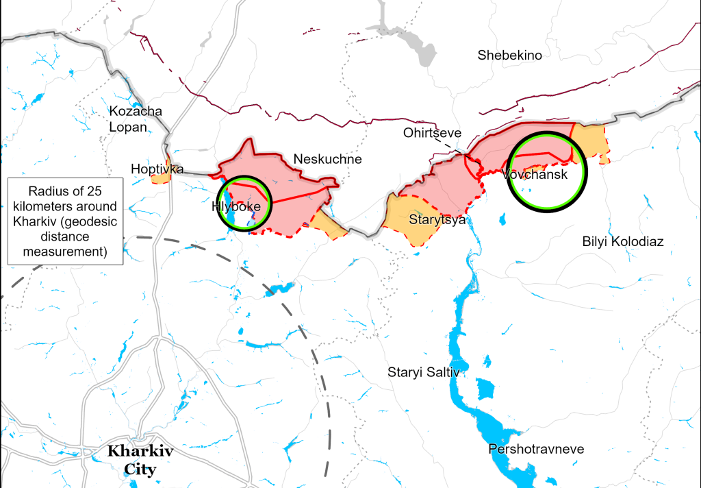 ISW проаналізував інформацію, що “окупанти потрапили в оточення у Вовчанську”