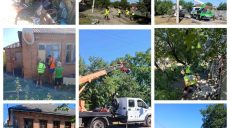 У Харкові усувають наслідки обстрілу, відновлюють світло (фото)