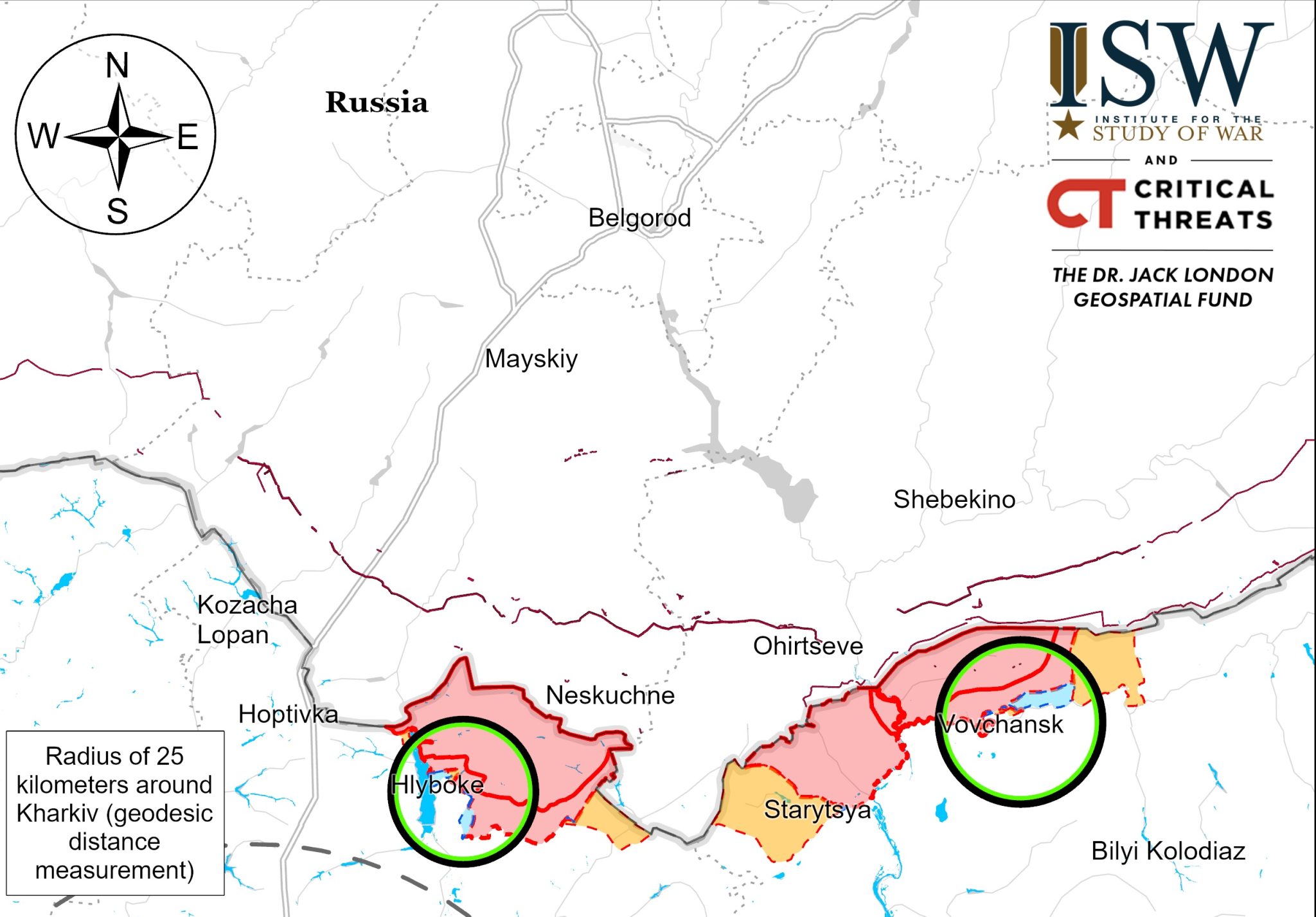 Фронт на Харьковщине «остановился»: данные ISW