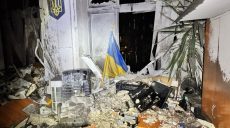 Коп пострадал во время обстрела Госпрома. Вид разрушенного здания с высоты