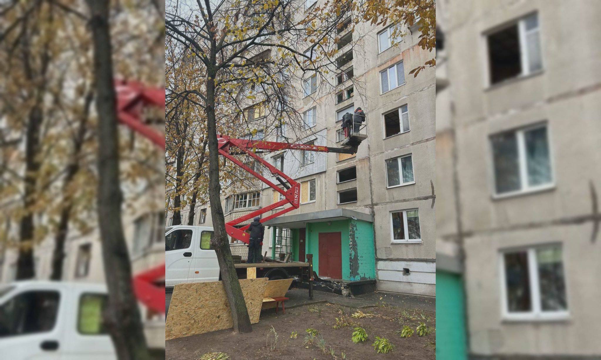 Больше 750 окон выбиты в Харькове после обстрела РФ, повреждены 14 зданий