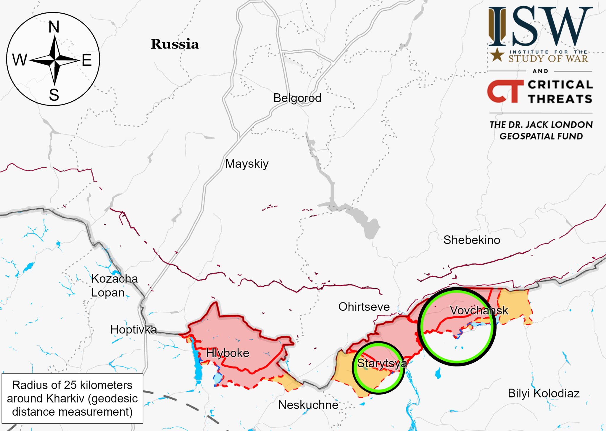 ISW: РФ меньше бьет на севере Харьковщины из РСЗО из-за «снарядного голода»