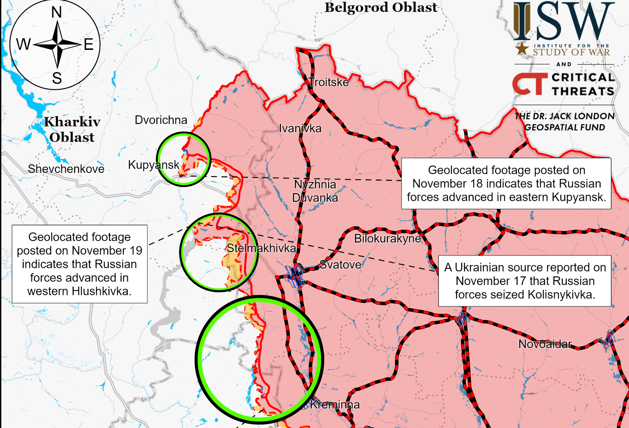 Українські бійці контратакують біля Глибокого, Липців і на Куп’янщині – ISW