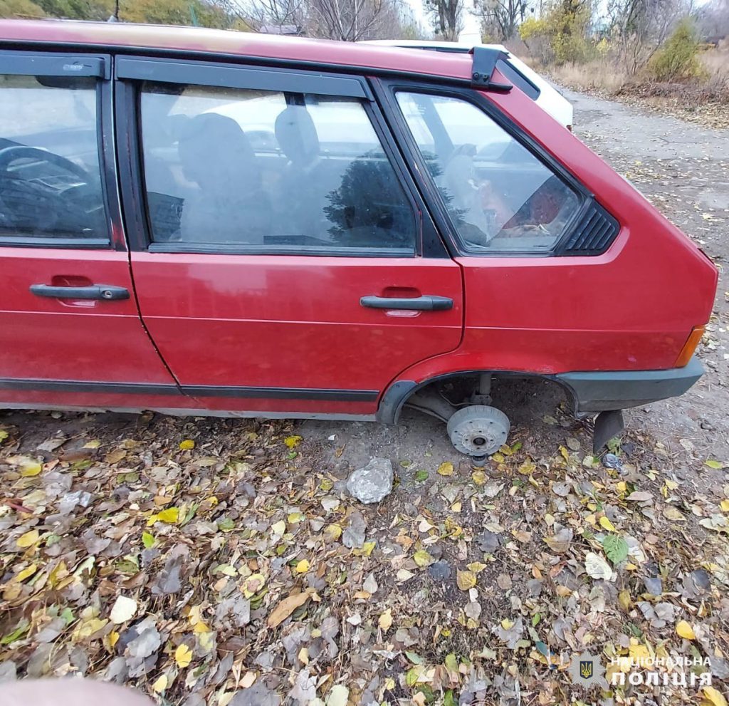 кража в авто на Харьковщине