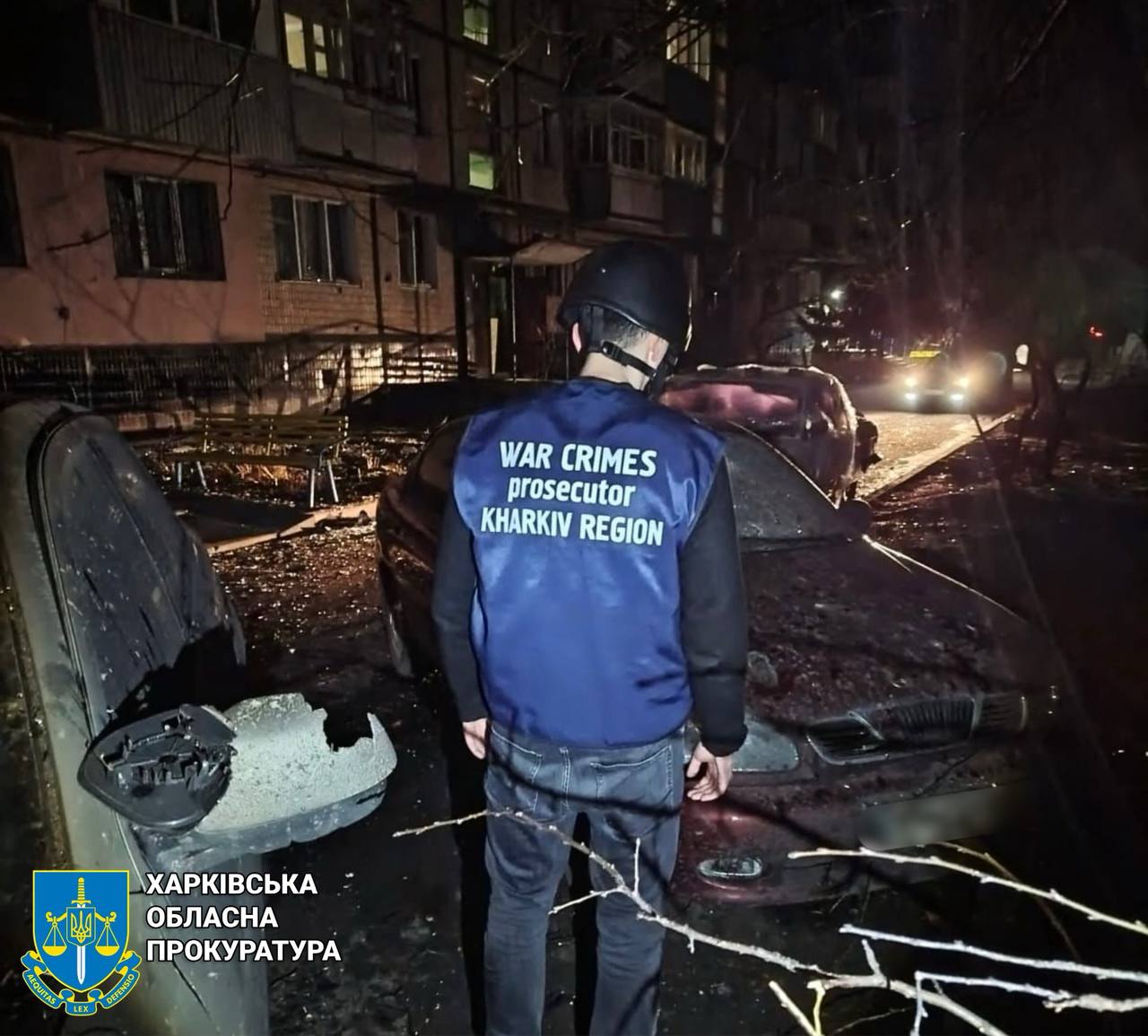 Наслідки атаки росіян БпЛА по Чугуєву показала прокуратура (фото)