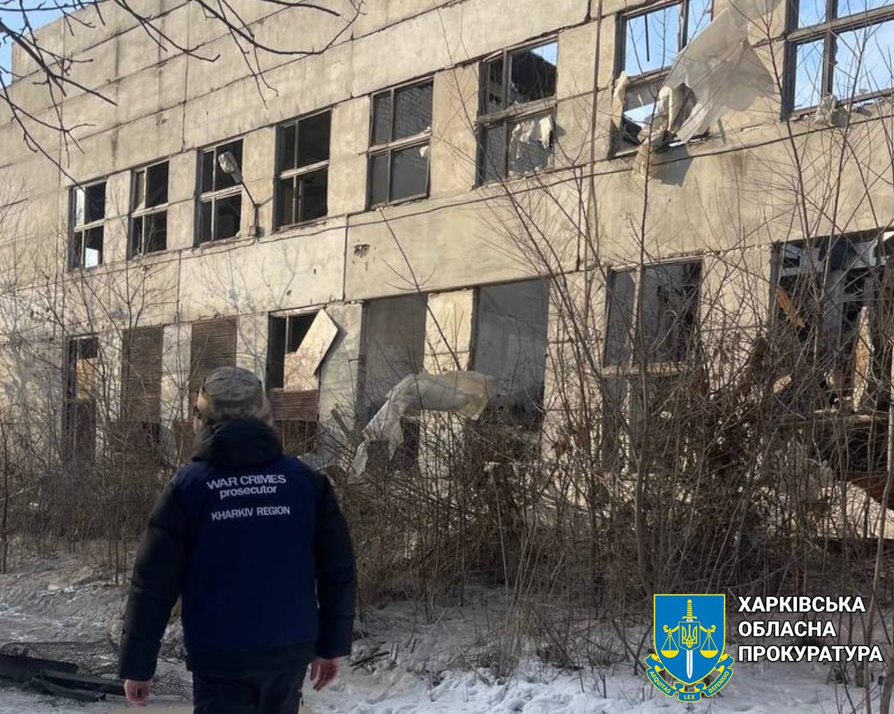 Фото обстрелянного утром Харькова показали в прокуратуре