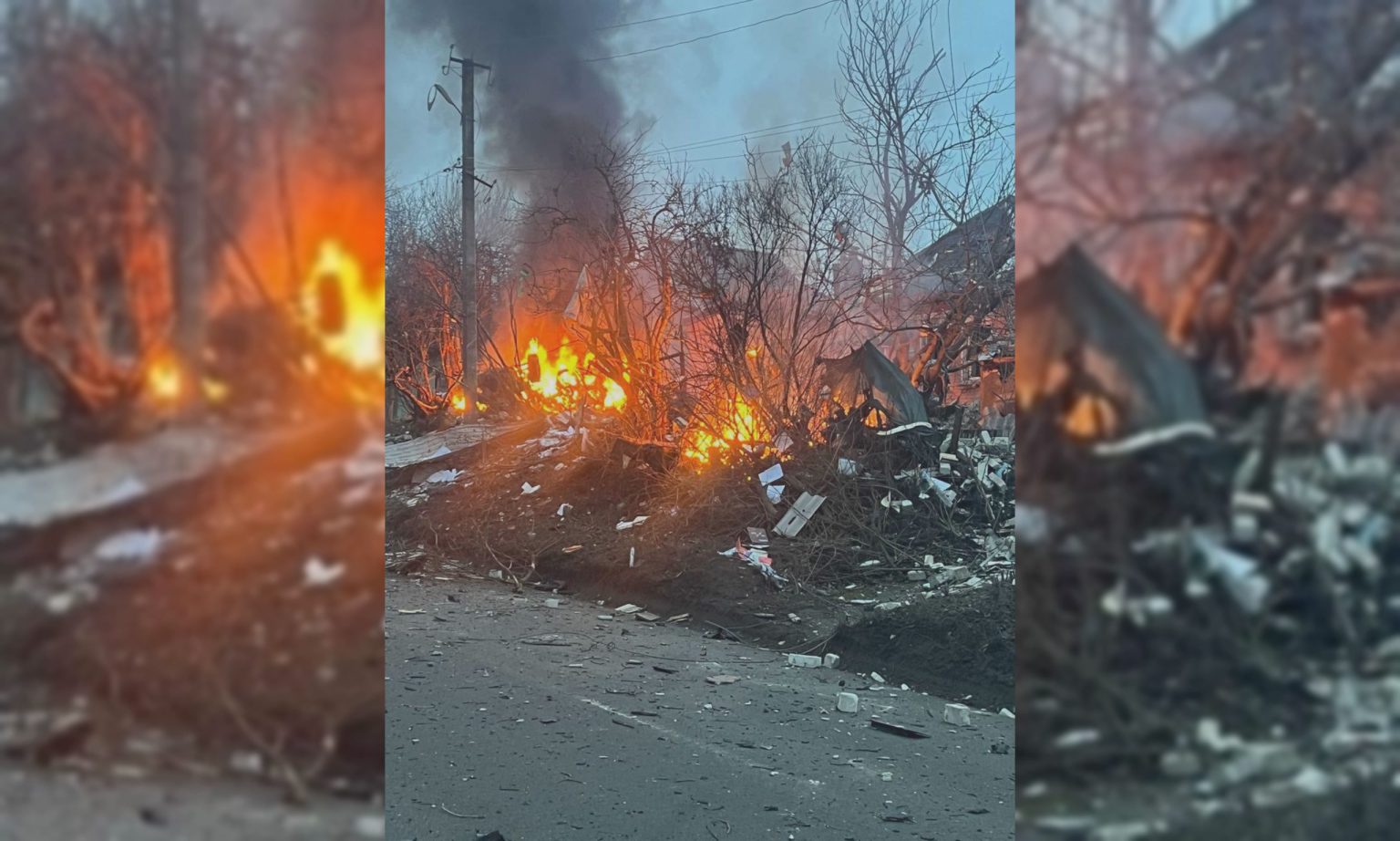 Момент прильоту “шахеда” під Харковом потрапив на відео