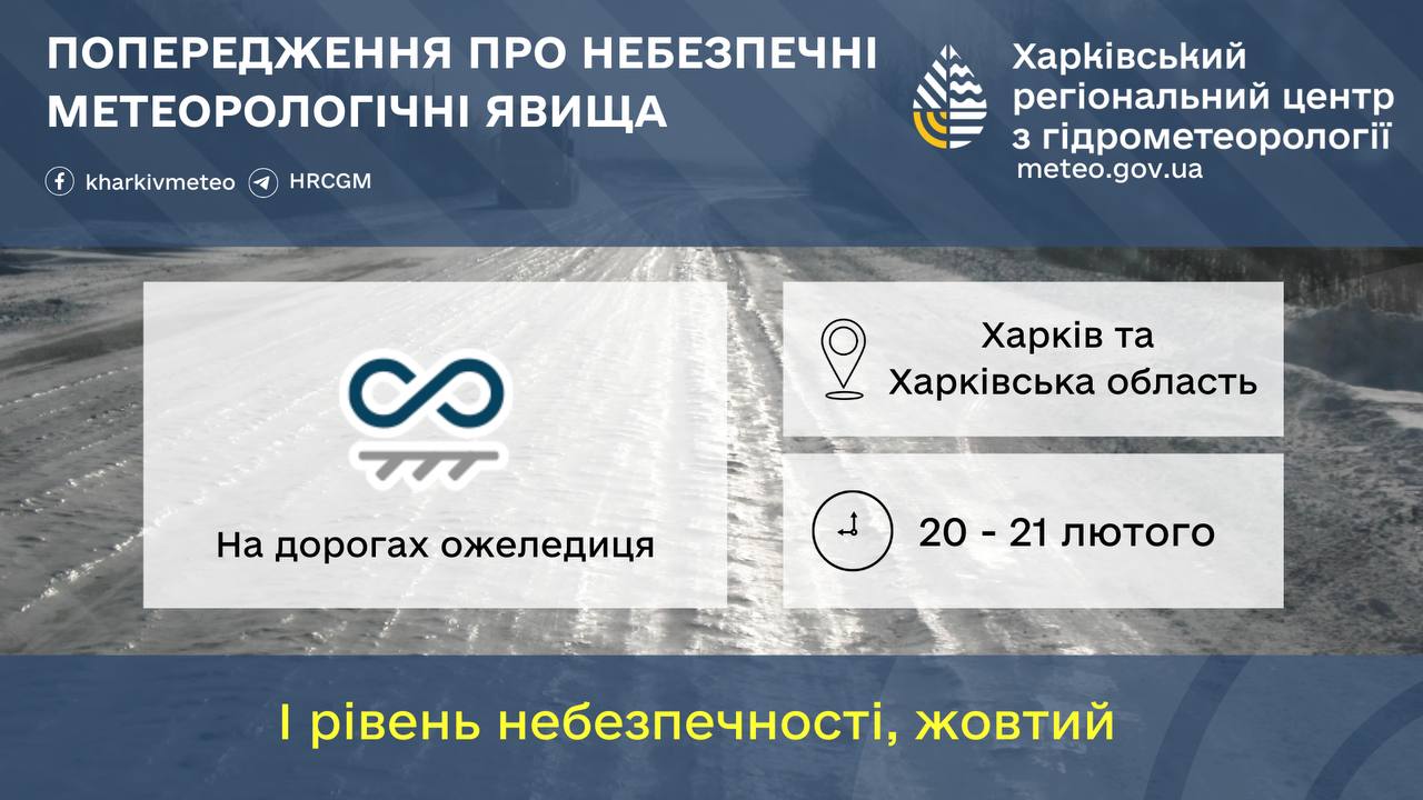 Два дні в Харкові та області буде небезпечно: про що попереджають жителів