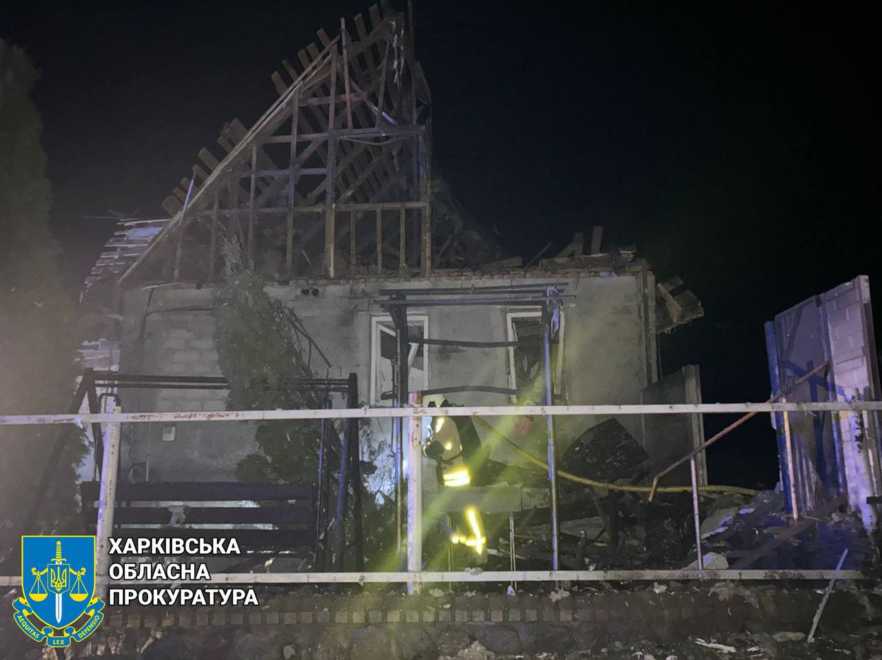 Супруги пострадали из-за удара БпЛА в Люботине на Харьковщине