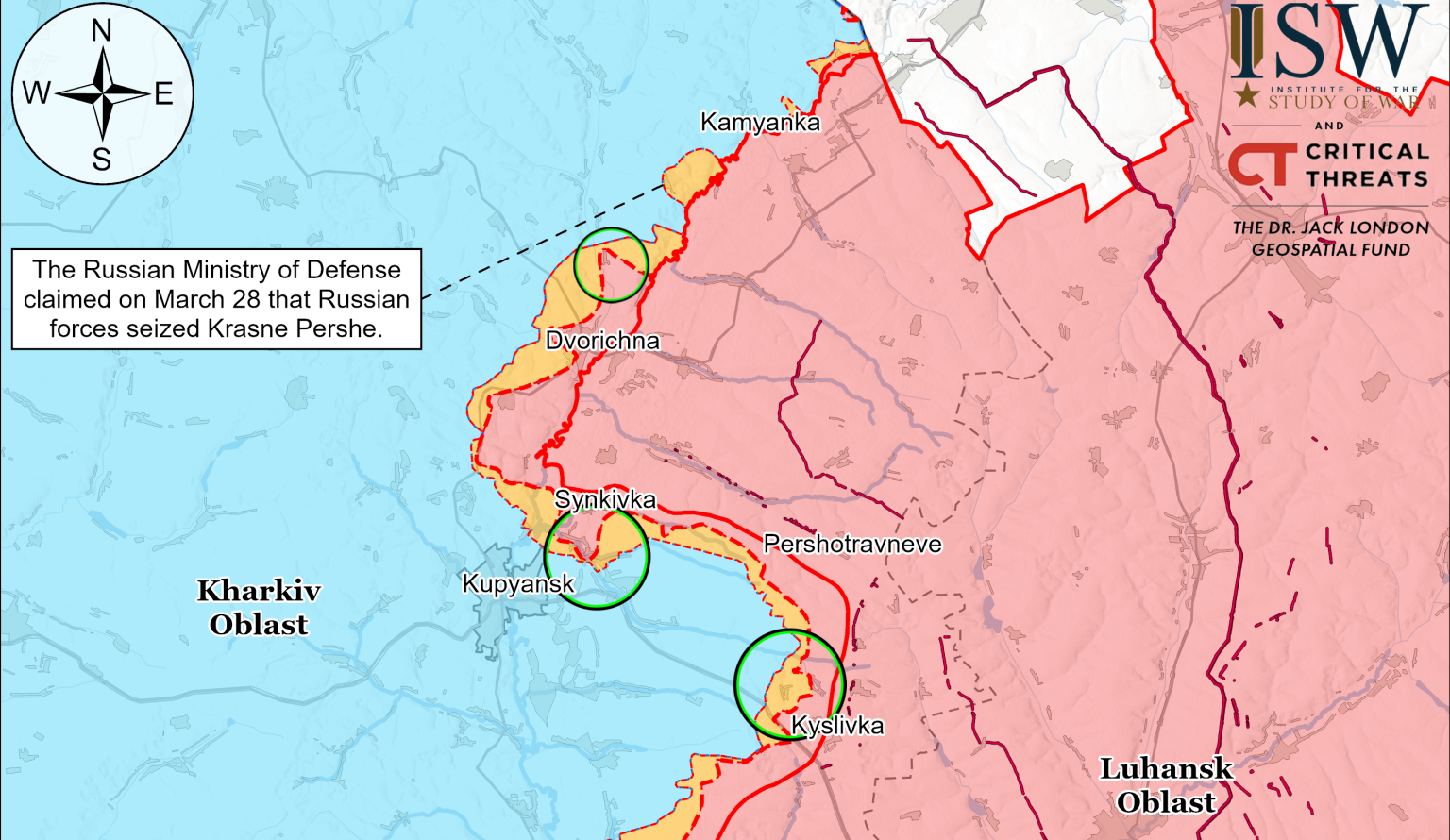 В ISW отрицают оккупацию населенного пункта на Купянщине, о которой заявила РФ