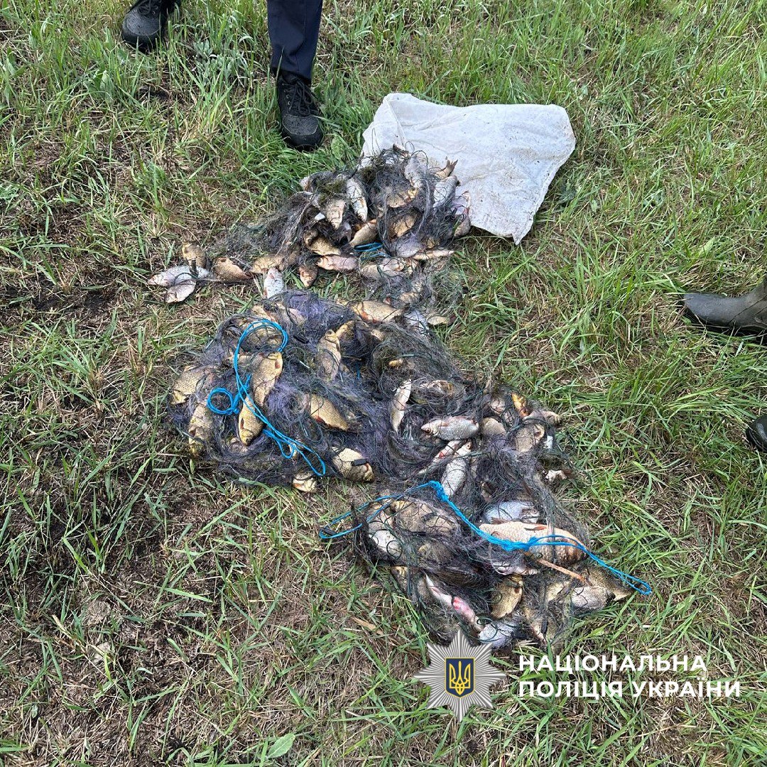 Браконьеры попались на Харьковщине, выловили рыбы на 178 тыс. грн – полиция