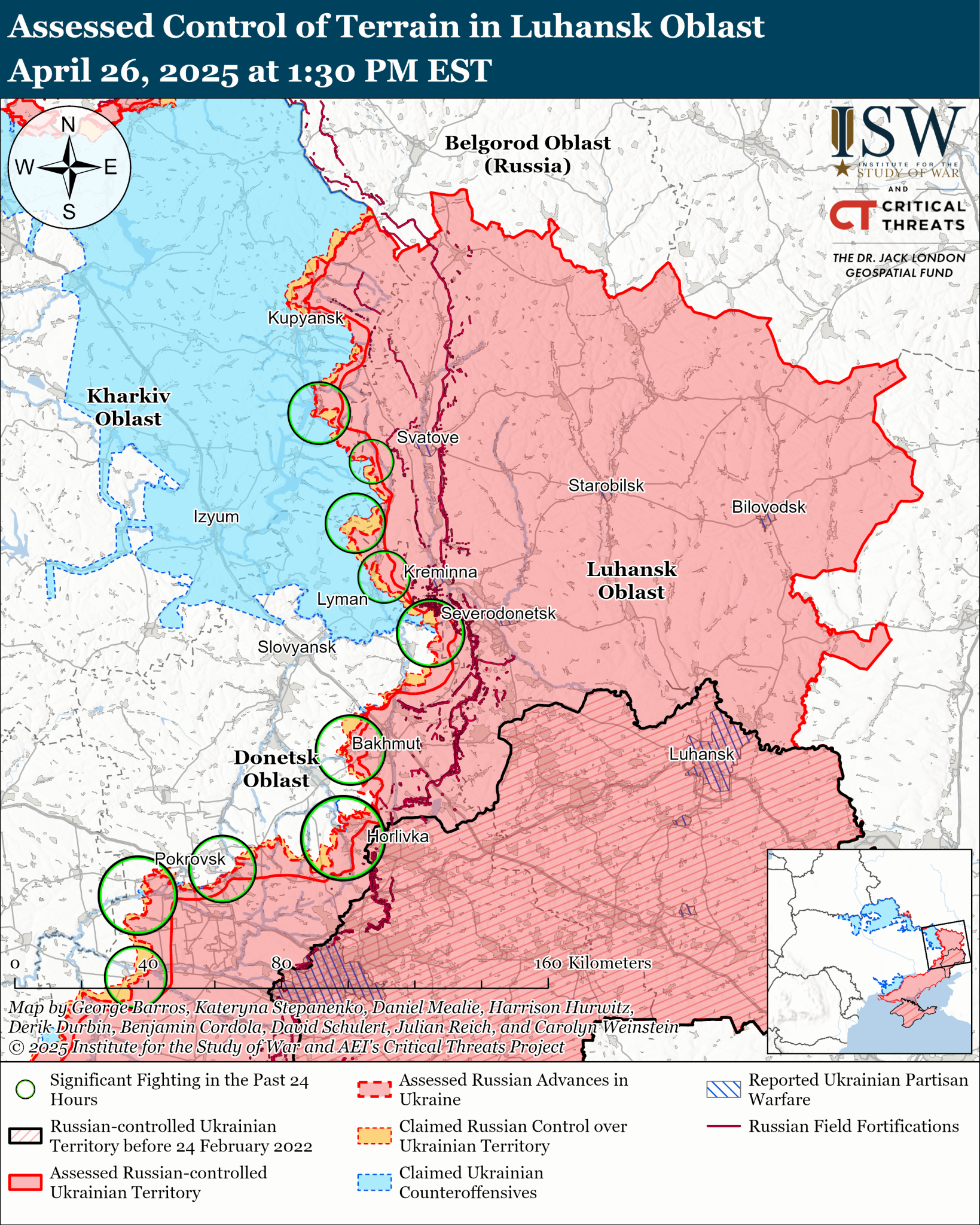 ЗСУ не дали росіянам встановити понтонні мости на Харківщині – ISW