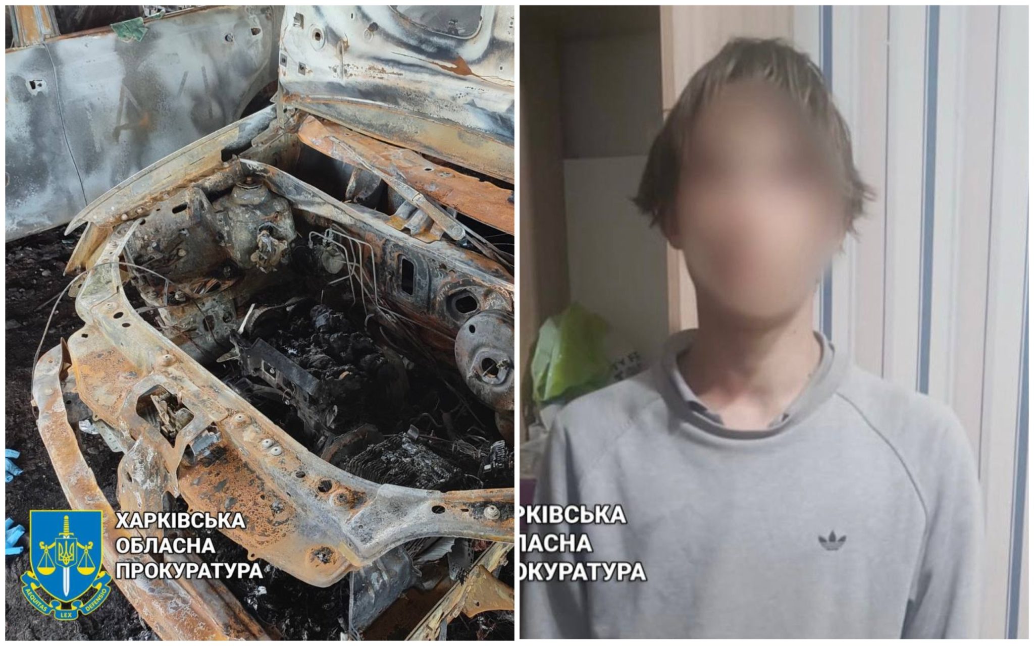 В Харькове поймали подростка, который сжег дотла сразу три авто — прокуратура