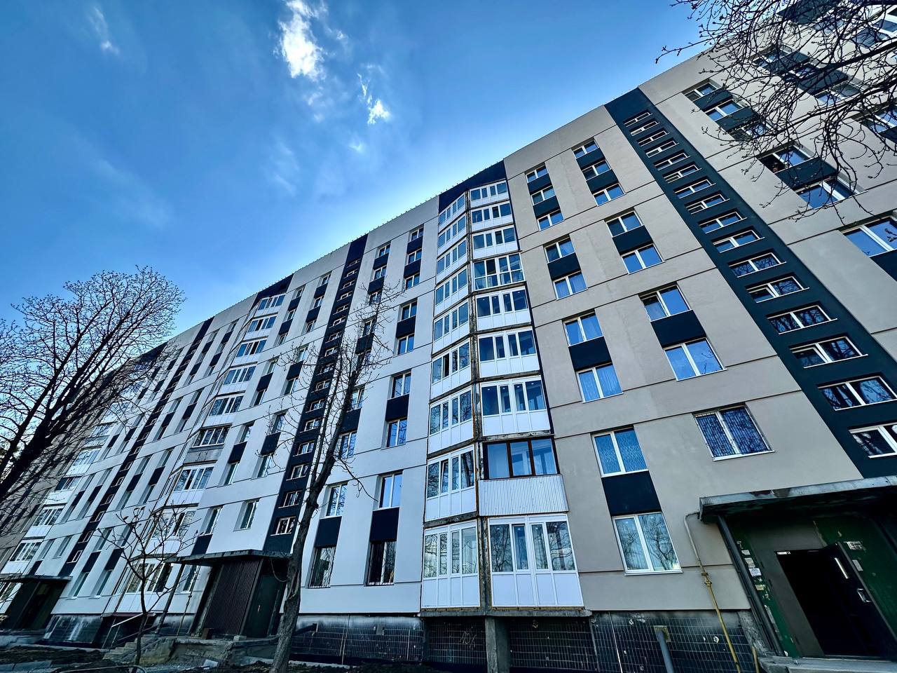 Про перебіг відновлення дому на Північній Салтівці відзвітували в мерії (фото)