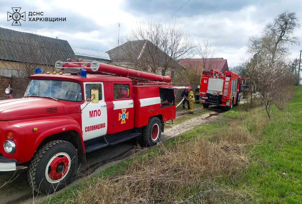 Літня жінка постраждала у пожежі на Харківщині