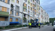 Последствия атаки БпЛА на Харьков коммунальщики уже убрали (фото)