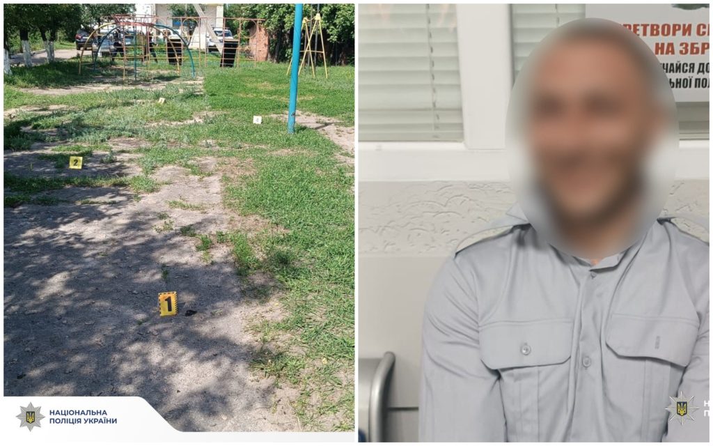 Пьяный мужчина устроил стрельбу возле дома и детской площадки на Харьковщине