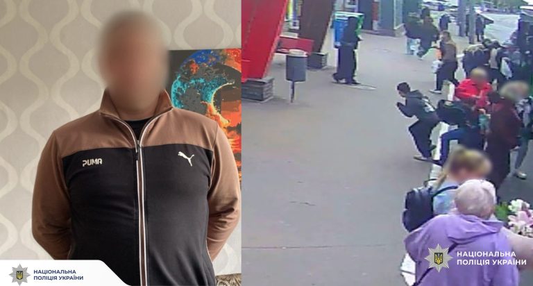 У Харкові чоловік влаштував стрілянину на зупинці транспорту: його спіймали