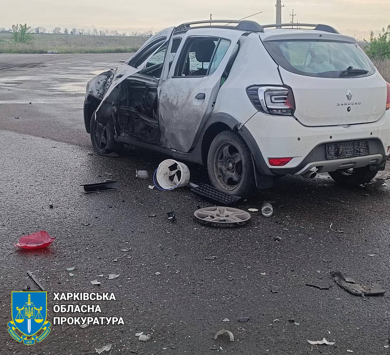 FPV-дрон ударив по машині на Харківщині 8 травня 2025 2