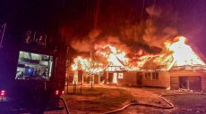 Масштабный пожар произошел под Харьковом — информация ГСЧС (фото)
